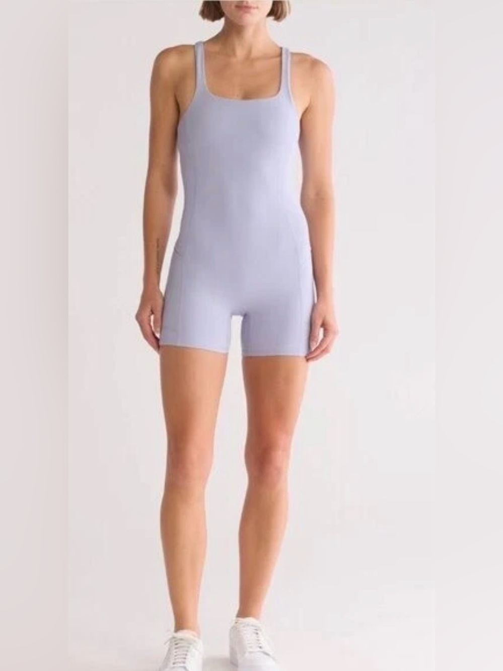 Free People Movement Never Better Runsie Platinum Romper